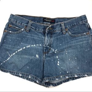 AEO Vintage Bleached Blue Jean Shorts Sz 2